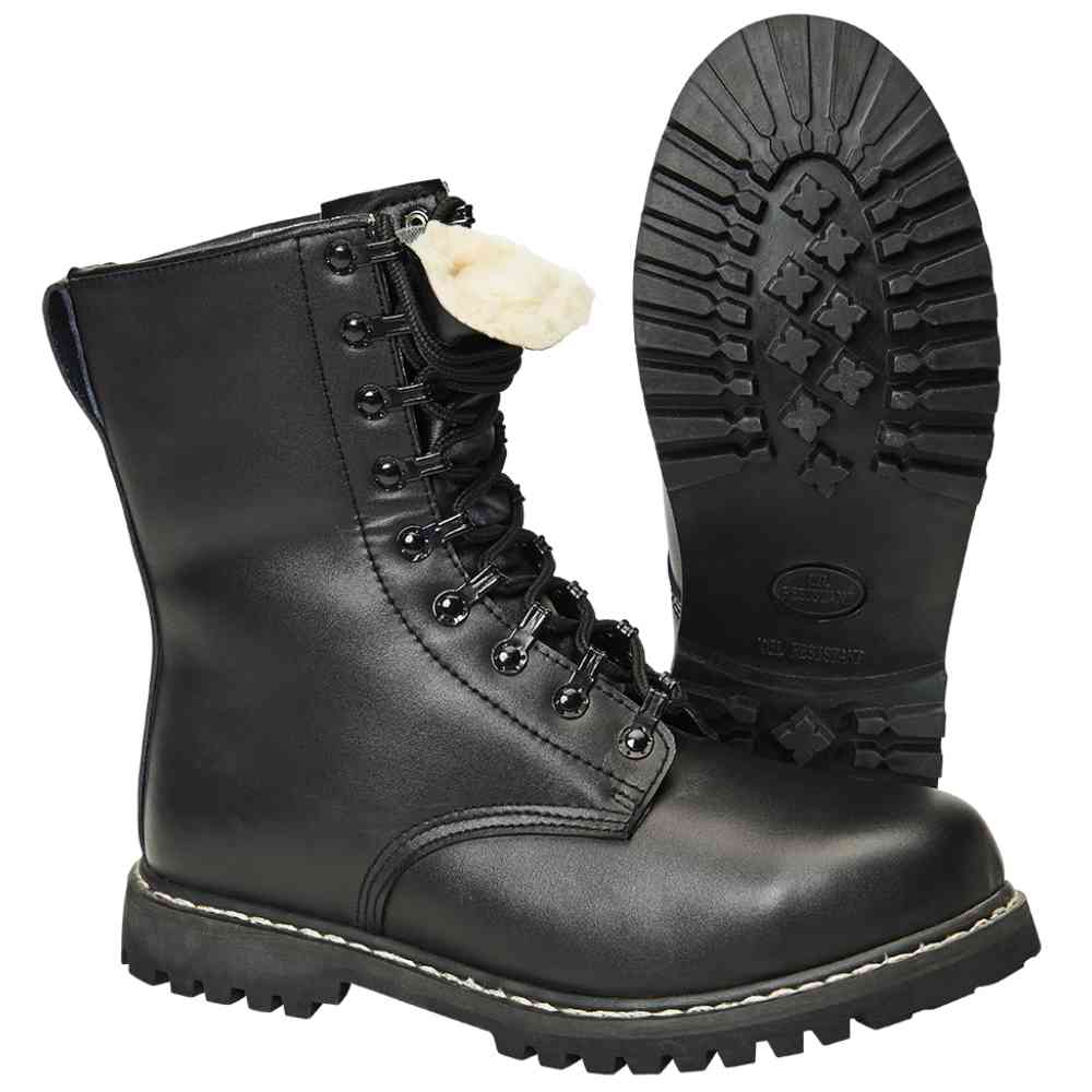 Brandit - Para Winter Lining Bottes lacées - Noir